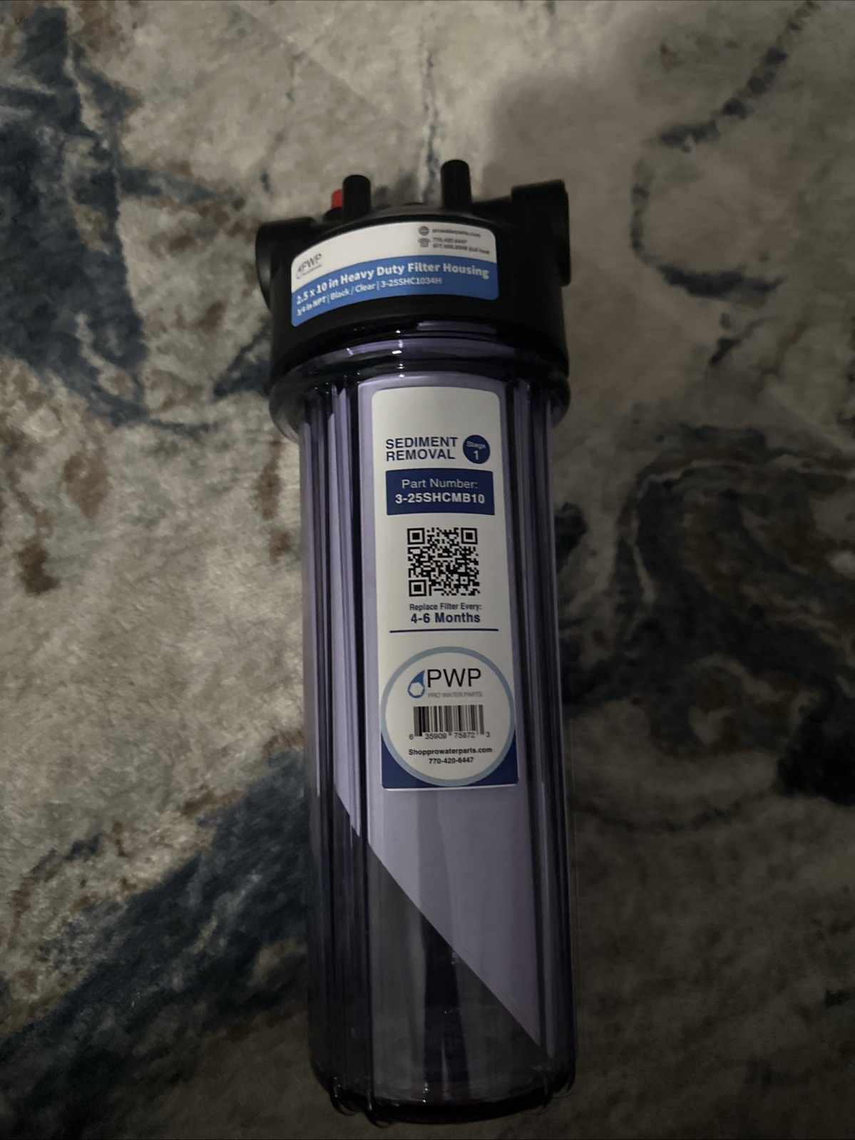 Pro Water Parts Sediment Removal Stage 1 Water Filtration Sy
