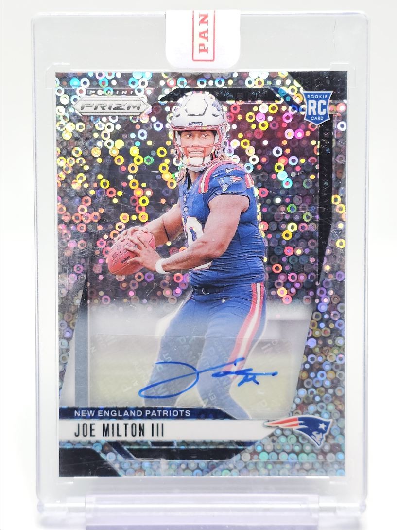 JOE MILTON III 2024 PANINI PRIZM ROOKIE AUTOGRAPH NO HUDDLE RC AUTO Q2005