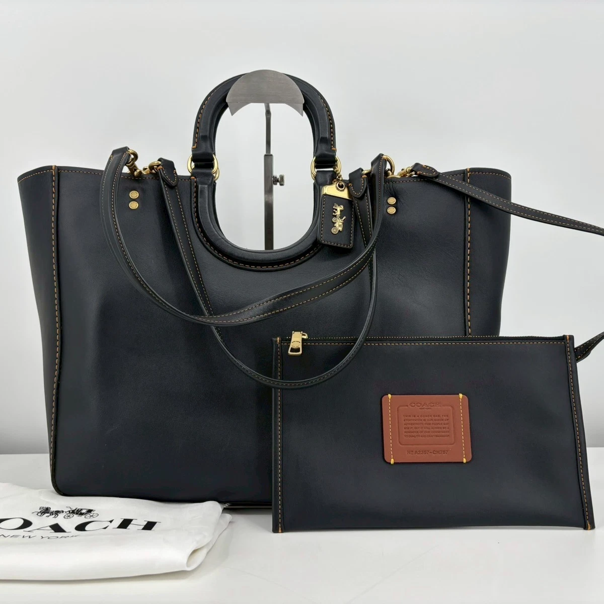 Coach Black Studded Indiana Women's Bags & Handbags | eBay