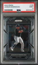 ⚾ Jasson DOMINGUEZ RC Rookie PSA 9 2023 Panini Prizm #135 POP 8 🔥 Mint