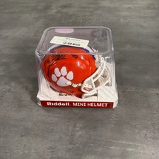 Riddell Mini Helmet Clemson Tigers DJ Uiagalelei Auto Orange Speed Fanatics COA
