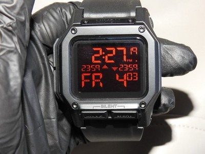 Nixon Regulus All Black Red Display Digital Watch – Tactical