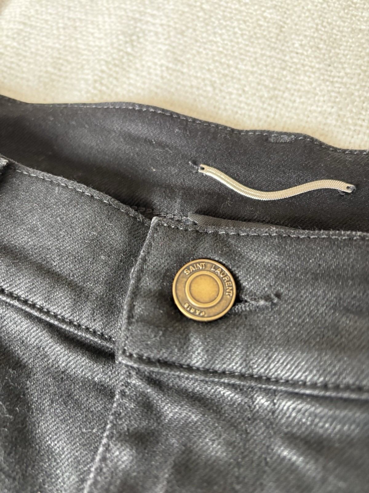 Jeans Saint Laurent slim fit denim D02 M SK LW W32 L32