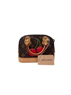 Louis Vuitton x Takashi Murakami Monogram Cerises Nano Alma Bag