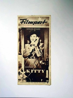 Fräulein Kitty - Ginger Rogers - Filmpost Programm - FP ungelocht (4/22)