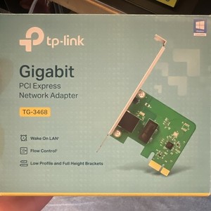TP-LINK TG-3468 Gigabit 1Gbps PCIe x1 Wired Ethernet Network Adapter 1 Port