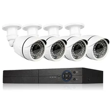 Eversecu 4 Channel Security Camera System 1080P Lite DVR and (4) 2.0MP 1080P
