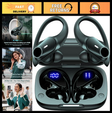 Wireless Active Noise Cancelling Earbuds, 80H Playtime, Bluetooth Headphones, Hi