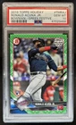 2018 Topps Holiday Bowman Ronald Acuna Jr. RC Green Festive #/99 Braves PSA 10