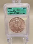 1986 American Silver Eagle Dollar ICG MS67