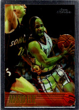 1996-97 Topps Chrome Mario Elie #218 NBA Basketball NM Card Chrome