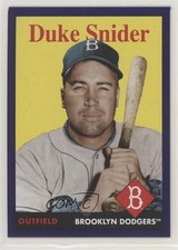 2019 Topps Archives 1958 Design Purple 59/175 Duke Snider #20 HOF 3aq