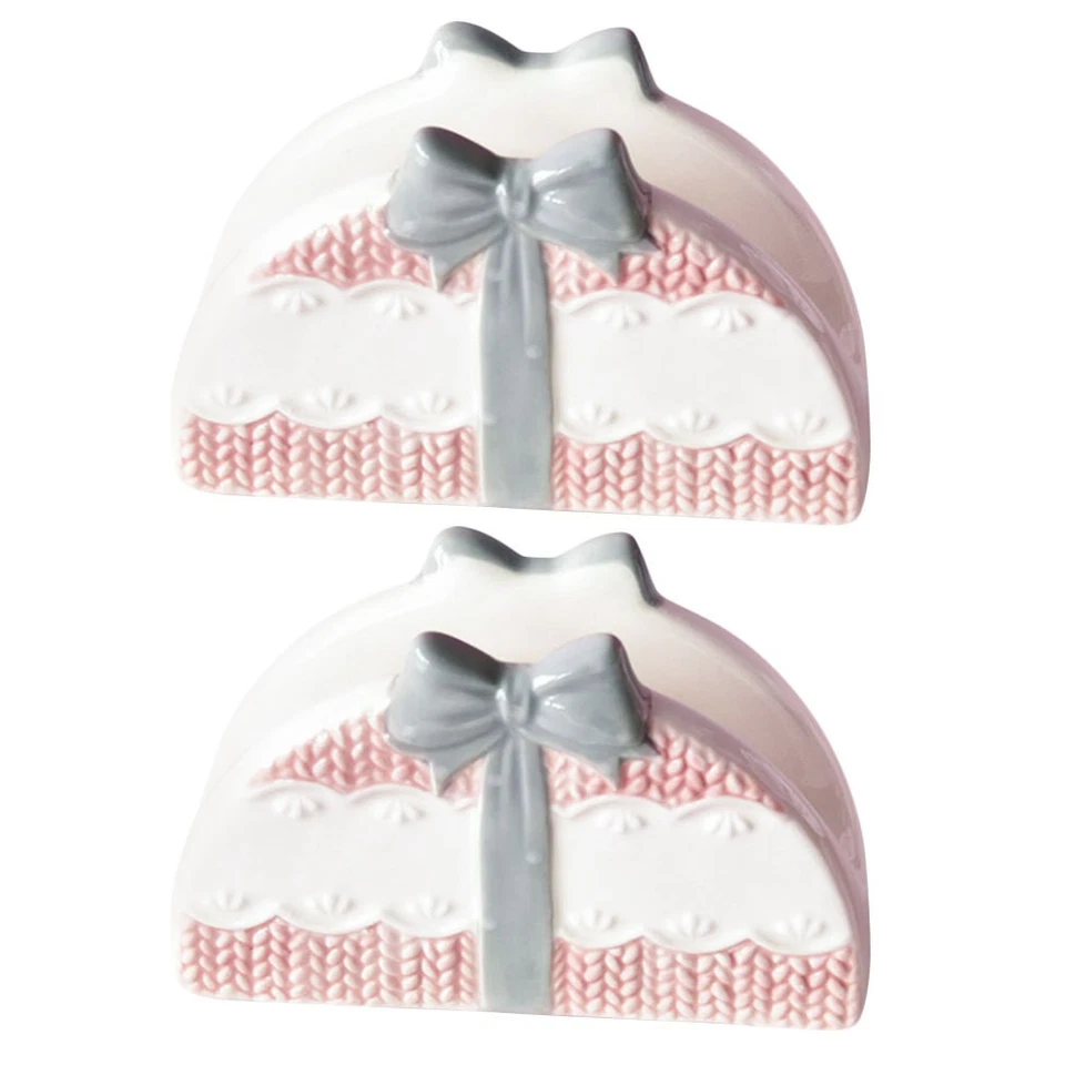  2 Pcs Porta Tovaglioli Da Tavola Tavolo Portatovaglioli Decorazioni Per - Immagine 2 di 4