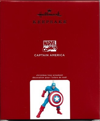 MARVEL COMICS CAPTAIN AMERICA 2020 HALLMARK PREMIUM KEEPSAKE ORNAMENT NEW (BD) A