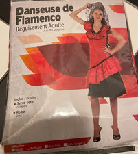 Frauenkostüm Spanierin Flamenco Tänzerin Kleid Señorita Fasching Karneval Gr. M