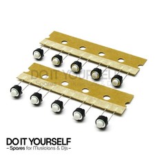 KORG M3 61 - 73  & 88 KEY - PA500 - PA800 - TACT SWITCH PANEL FRONTAL (10PCS)