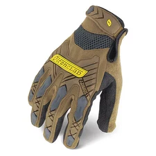 Ironclad Performance Wear Iex-Pig-03-M Impact Resistant Gloves, Sz M, Brown, Pr