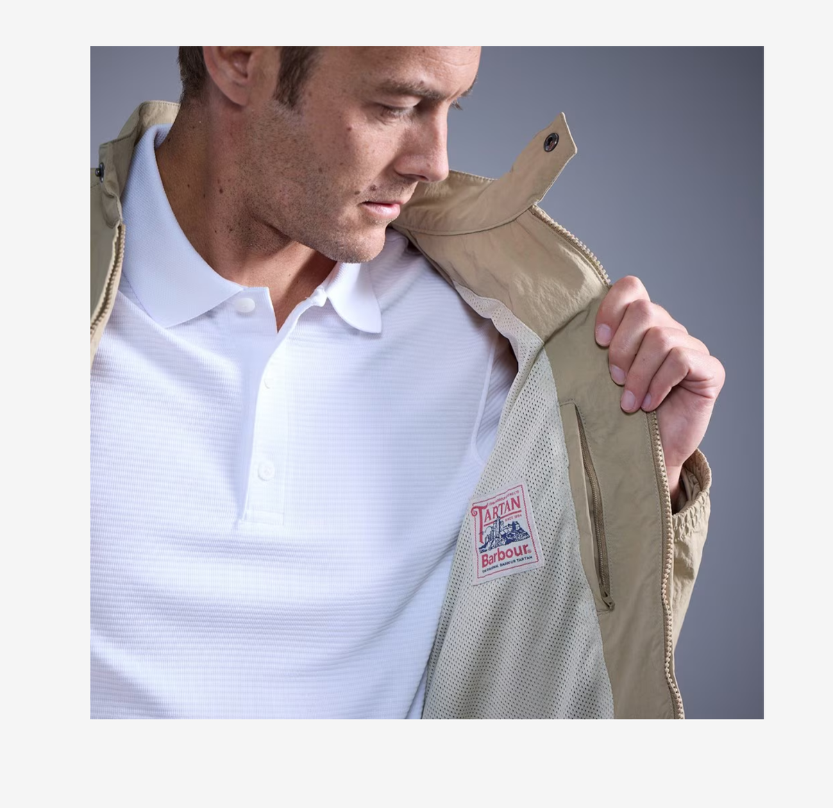 Barbour Royston Waterproof Harrington style Jacket Breathable