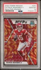 2020 Panini Mosaic Patrick Mahomes Reactive Orange #297 PSA 10