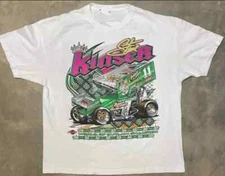 Vintage 2002 Steve Kinser World of Outlaw Sprint Car T-Shirt, Sprint Car T-Shirt