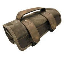 Burly Brand Voyager Tool Roll Dark Brown