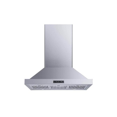 Winflo Island Range Hoods Convertible Island in Stainless Steel W/Baffle Filters
