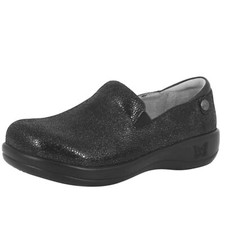 ALEGRIA  Women  s Black Keli Glitz Now or Never Professional Loafer Shoe size 38