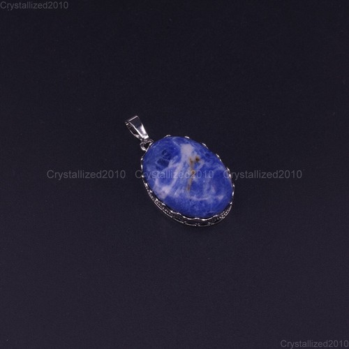 Natural Gemstones Oval Shape Reiki Chakra Healing Pendant Necklaces Beads Pick - Picture 6 of 34