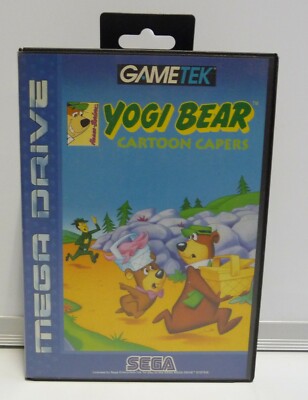 YOGI BEAR CARTOON CAPERS SEGA MEGA DRIVE PAL USED ORIGINAL 1994