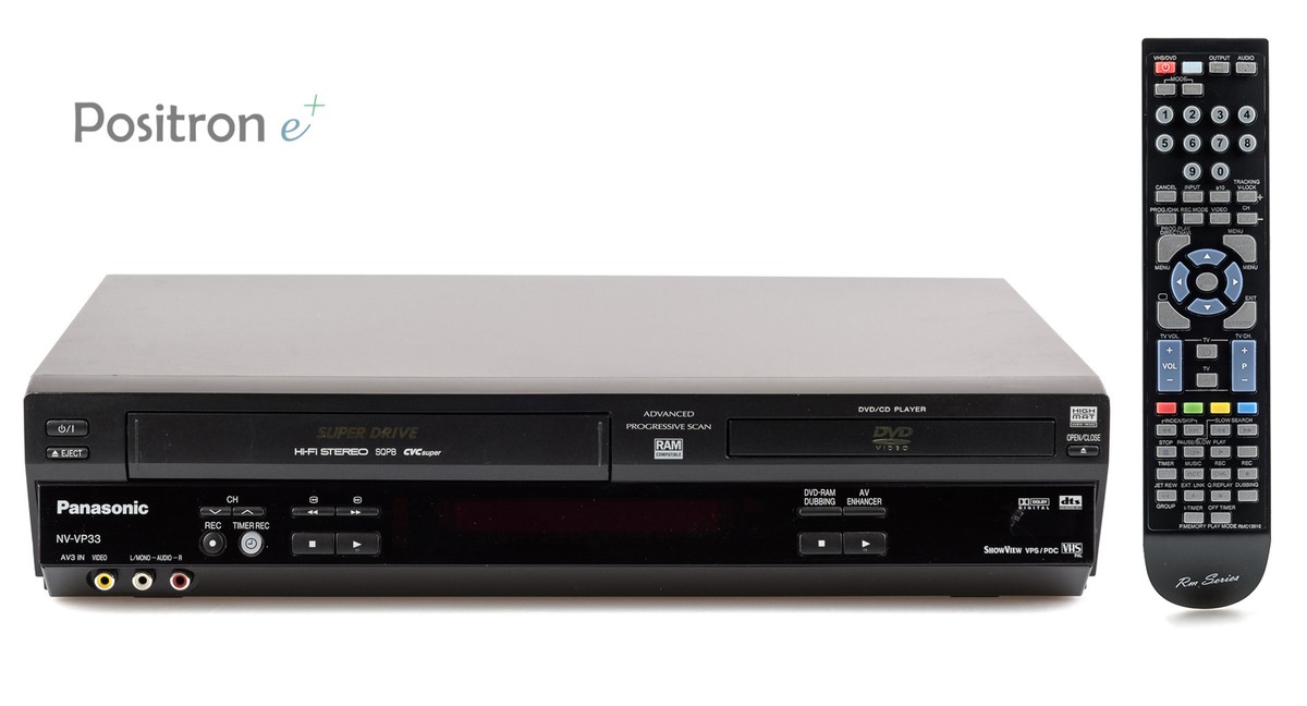 Panasonic NV-VP33 DVD VHS Kombigerät schwarz / gewartet 1 Jahr