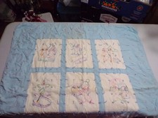 VTG Baby Quilt with Circus Animals