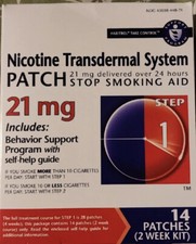 Habitrol Nicotine Transdermal System Patch Stop Smoking Aid Step 1 21 mg 14Count