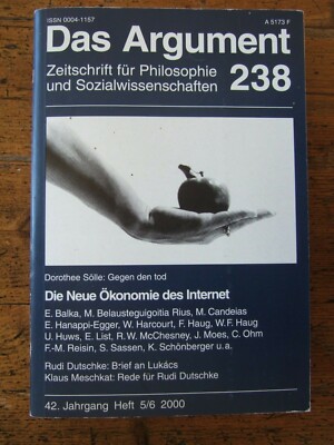 Das Argument Nr. 238/2000 Zeitschrift f. Philosophie u. Sozialwissenschaften