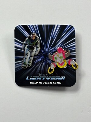 2022 Buzz Lightyear Disney Pixar movie pin promo set 2 enamel pins