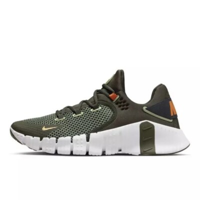 Nike Free Metcon 4 Cargo Khaki Safety Orange CT3886-301 Crossfit Gym Mens 9 Nike Free Metcon 4 Cargo Khaki Safety Orange CT3886-301  main image 3