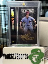 MIKE SCHMIDT 2023 TOPPS DIAMOND ICONS BLACK POLYCHROMATINK AUTO /10