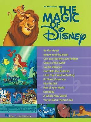 The Magic of Disney; Big-Note Piano - 9780793583539, unknown