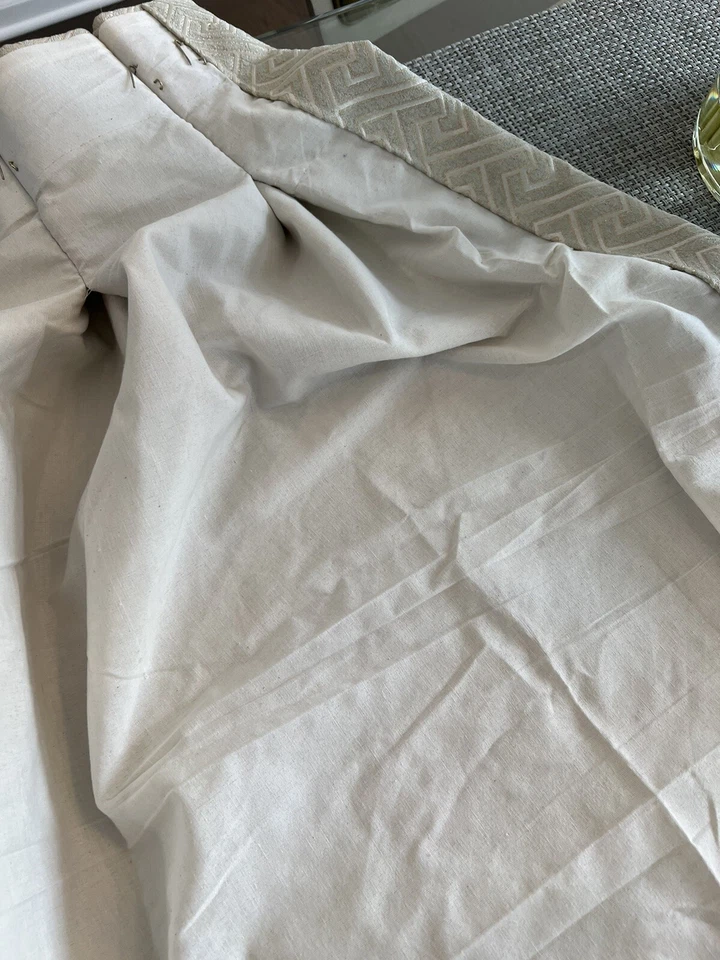 Сделанные на заказ современные занавески шторы 50 дюймов ширина х 90 дюймов высота потолка с подкладкой дизайнерский кубок - Изображение 4 из 4