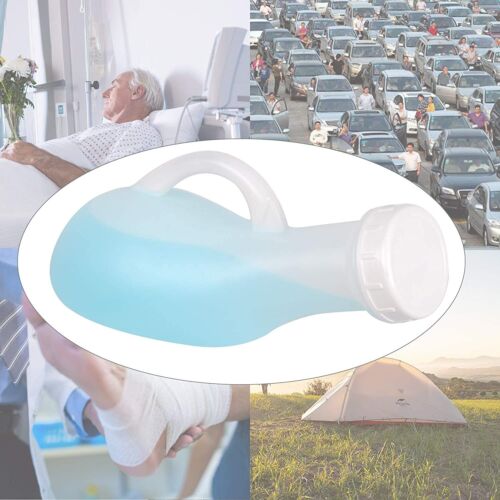 Portable Urinal Kids Unisex Womens Ladies Bottle Female Mens Boys Camping Travel - Picture 6 of 8
