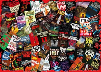 Stephen King Bücher Collage Puzzle von FilmFit