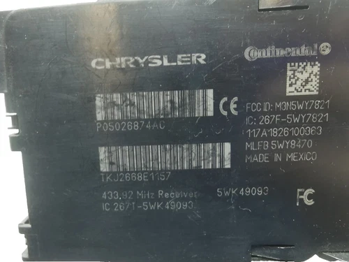 New Wireless Ignition Node Module For Grand Caravan Town & Country 68210156AB - Picture 8 of 8