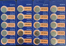 20 pcs XXX CR1632 1632 LM1632 BR1632 Card 3V Sony Duration Lithium Battery