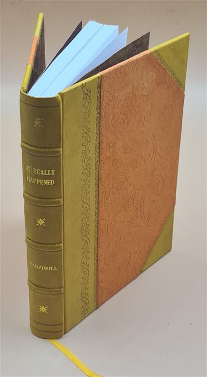 True Story Autobiography 1932 Leather Bound Edition