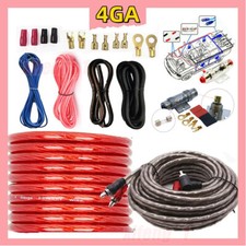 4 Gauge Car Audio Cable Kit Amplifier Install Amp RCA Subwoofer Sub Wiring 2300W