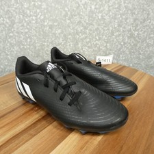 Adidas Predator Edge.4 Flexi-Ground Jr Cleats Mens 5 Black Football Shoes GX5217