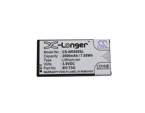Batteria per Microsoft Lumia 650 BV-T3G Li-ion NUOVA - Foto 3 di 3