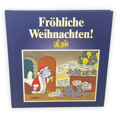 Fröhliche Weihnachten Uli Stein Cartoon farbig Comedy 1999 Lappan Verlag Buch