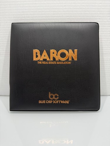 Baron v2.1 by Blue Chip Software Apple II+,IIe,IIc,IIgs 1985 Real Estate Market