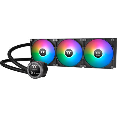 Thermaltake TH420 V2 Ultra ARGB Sync AIO Liquid Cooler, Wasserkühlung, schwarz
