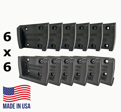 6 / 6 Combo Pack RIDGID 18V Battery Mounts / Hangers / Holders- MADE IN USA